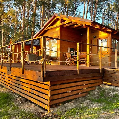 Domki Borsk - Komfortowe Domki Nad Jeziorem Wdzydze Z Przepieknym Widokiem Exterior foto